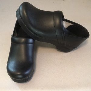 Brand New Black matte Dansko non-slip clogs.